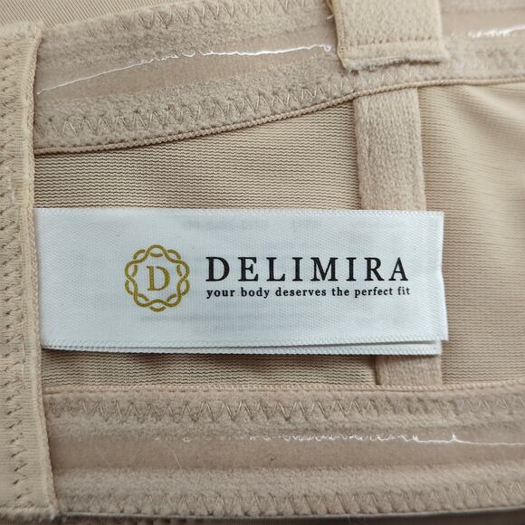 Delimira Sleek Strapless Underwire Bra #W593 Size 40DD Beige - Picture 2 of 4